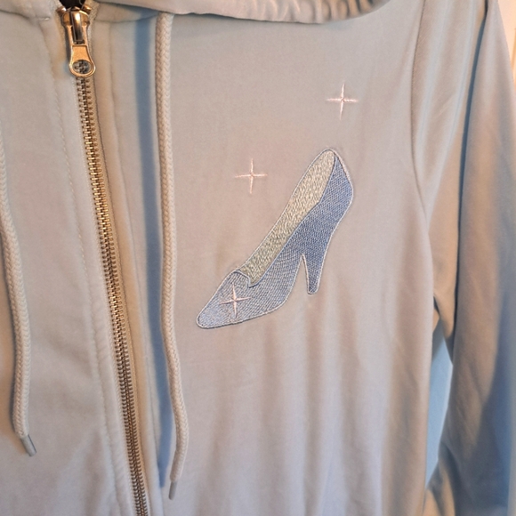 Disney Cinderella True to Yourself Zippered Hoodie with Gus Jaq Size Large - Picture 8 of 10